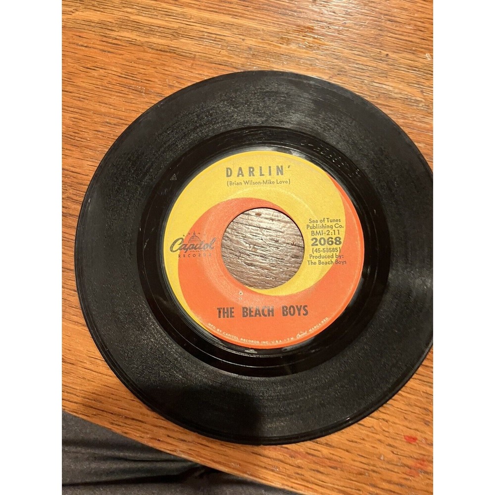 THE BEACH BOYS 45RPM 7” Single Capitol Records “Here Today” (J77)